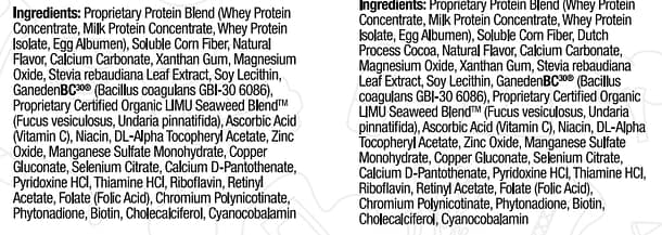 Limu lean ingredients