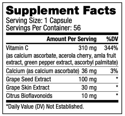 Vinali Nutritional Facts