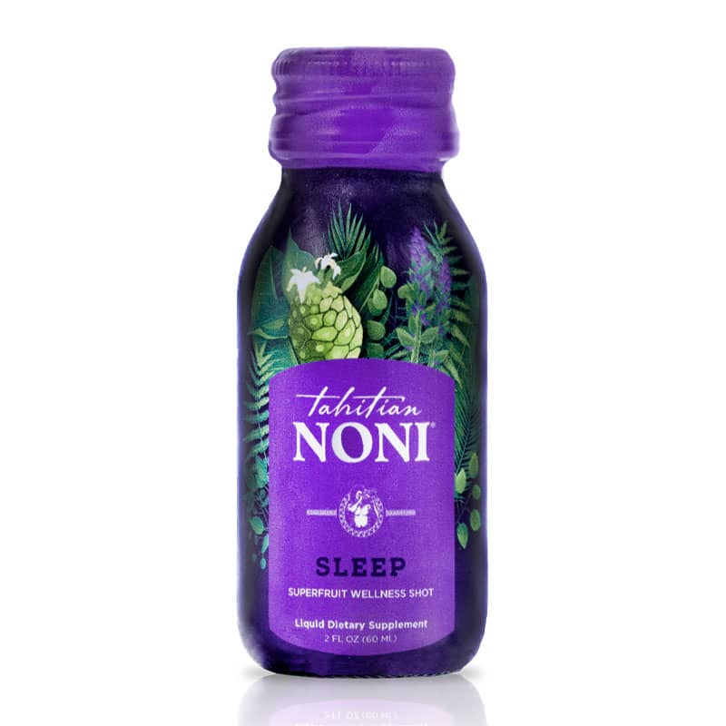 Tahitian noni with Newage sleep shot